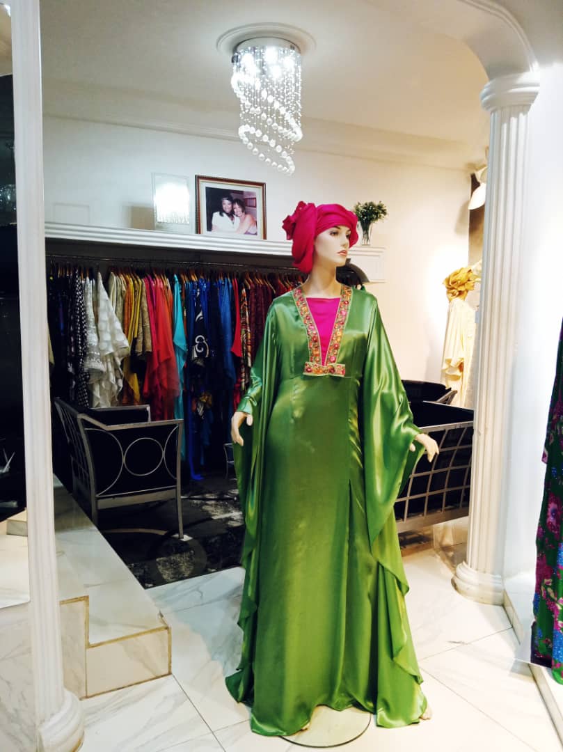 robe turquoise